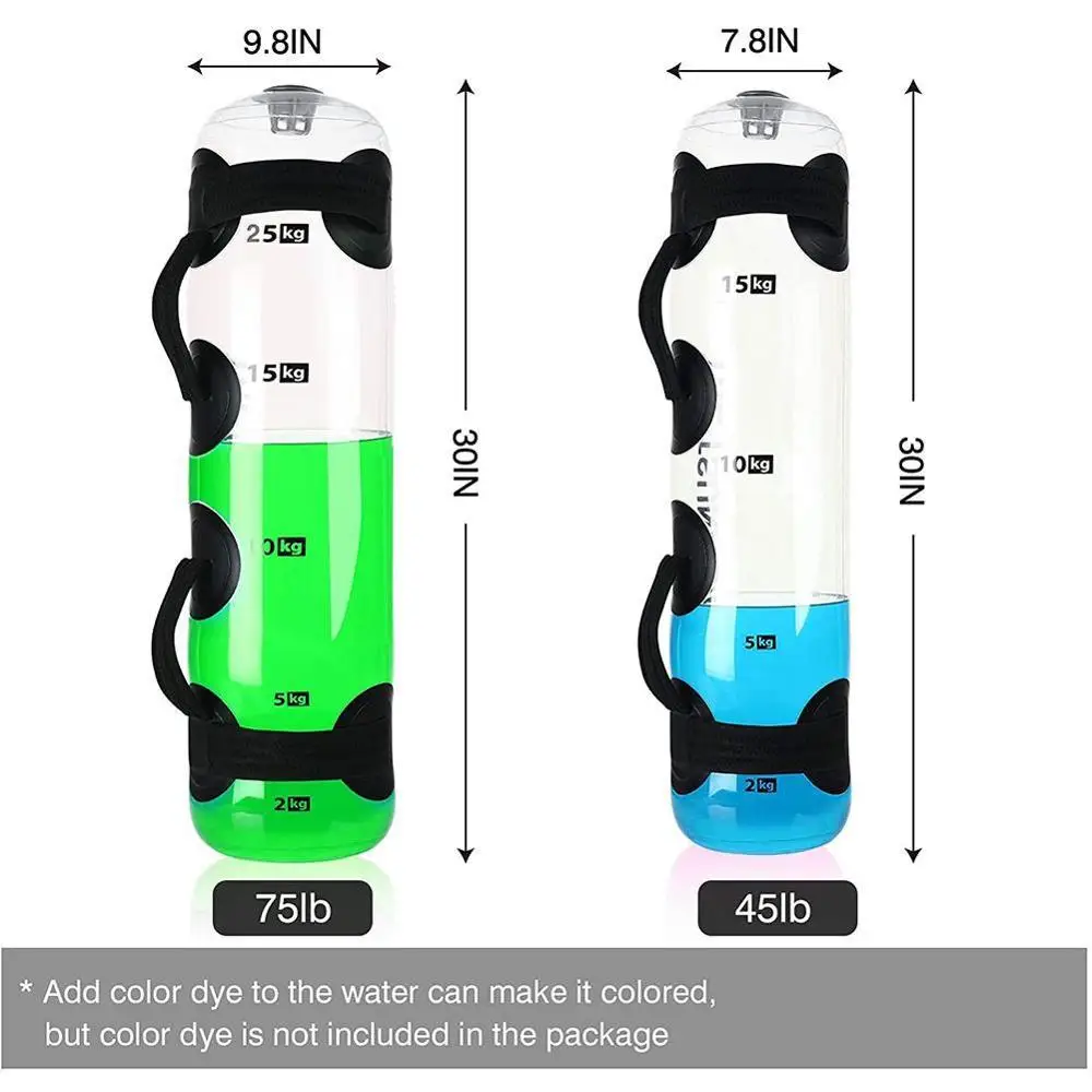 1pc Fitness Water Bag Fitness Aqua Bag Adjustable Core Workout Sandbag Water for Training Balance Exercise Home
1pc Fitness Water Bag Fitness Aqua Bag Adjustable Core Workout Sandbag Water for Training Balance Exercise Home