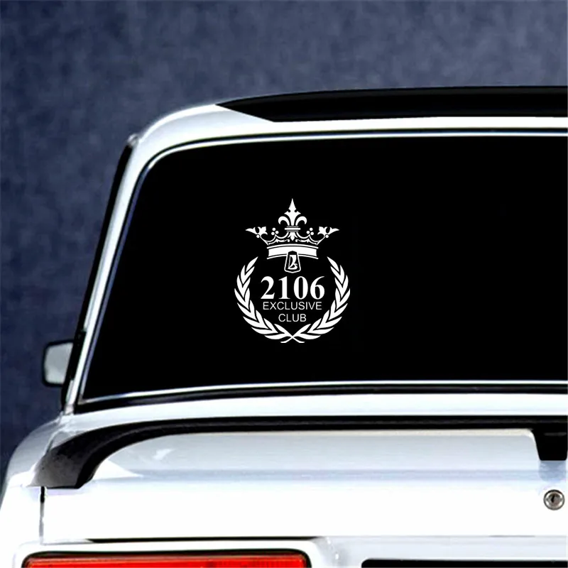 Vaz Lada 2106 Club Car Sticker Vinyl Auto Accessories Car Window Car Styling Decal PVC 13cmx10cm Cover Scratches Waterproof
Vaz Lada 2106 Club Car Sticker Vinyl Auto Accessories Car Window Car Styling Decal PVC 13cmx10cm Cover Scratches Waterproof