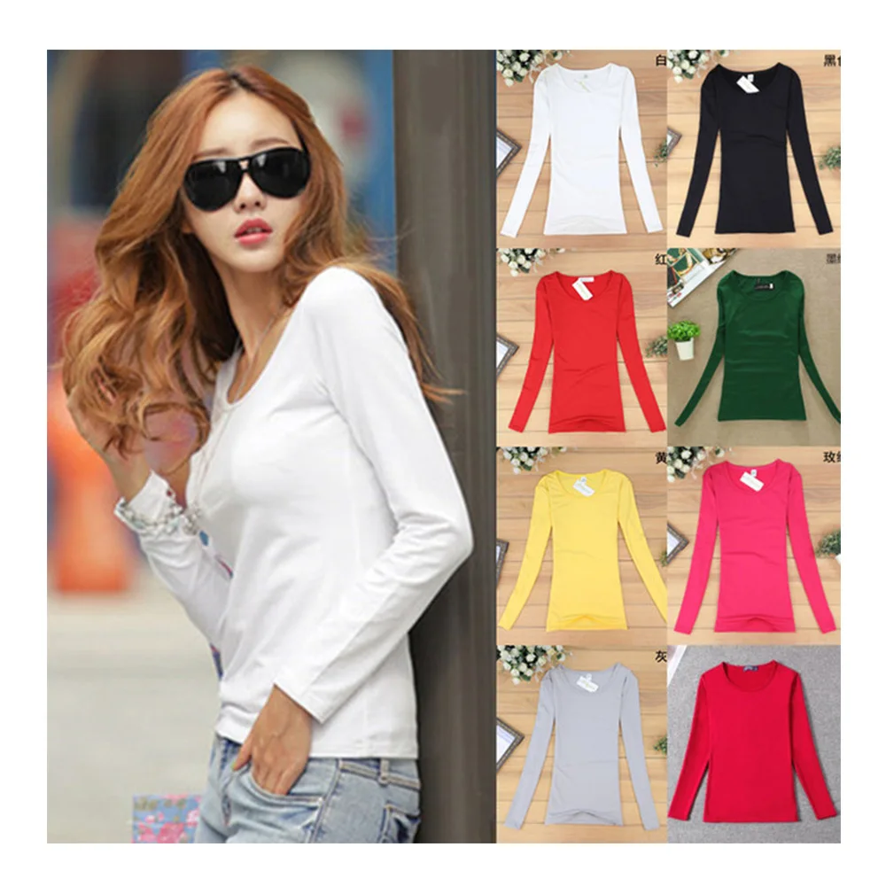 JIAYAN Women's Long Sleeve T-shirt O Neck Top Tee Clothing 2020 Autumn Plus Size Bottoms Shirt Female New Fashion Solid Color
JIAYAN Women's Long Sleeve T-shirt O Neck Top Tee Clothing 2020 Autumn Plus Size Bottoms Shirt Female New Fashion Solid Color