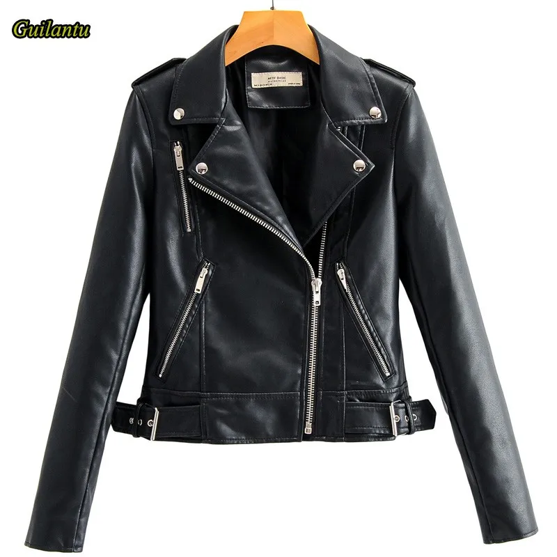 Guilantu New Motorcycle Faux Pu Leather Jacket Women Clothes Autumn Zipper Black Pink Short Coat Female Bomber Biker Jackets
Guilantu New Motorcycle Faux Pu Leather Jacket Women Clothes Autumn Zipper Black Pink Short Coat Female Bomber Biker Jackets