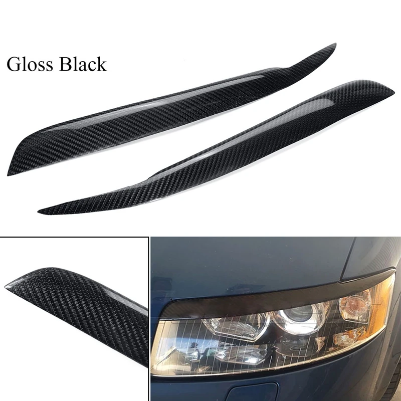 Carbon Fiber Headlight Eyebrow Cover Head Light Eyelid Sticker head Light Lamp Trim For- A4 B6 2002 2003 2004 2005
Carbon Fiber Headlight Eyebrow Cover Head Light Eyelid Sticker head Light Lamp Trim For- A4 B6 2002 2003 2004 2005
