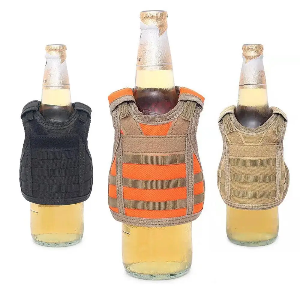 Tactical Beer Bottle Beer Vest Cover Military Mini Miniature Molle Vest Personal Bottle Drink Set Adjustable Shoulder Straps Hot
Tactical Beer Bottle Beer Vest Cover Military Mini Miniature Molle Vest Personal Bottle Drink Set Adjustable Shoulder Straps Hot