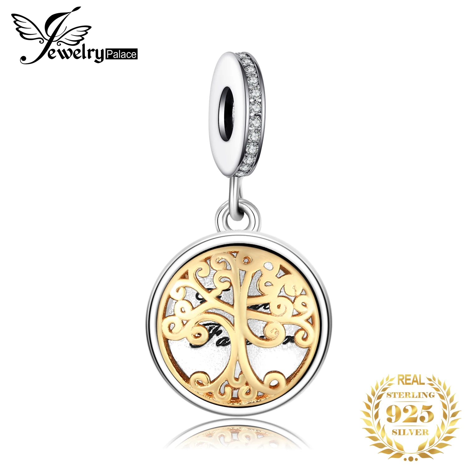 Jewelrypalace фоторамка Подвеска Шарм Браслеты 925 пробы серебро подарки для Для женщин