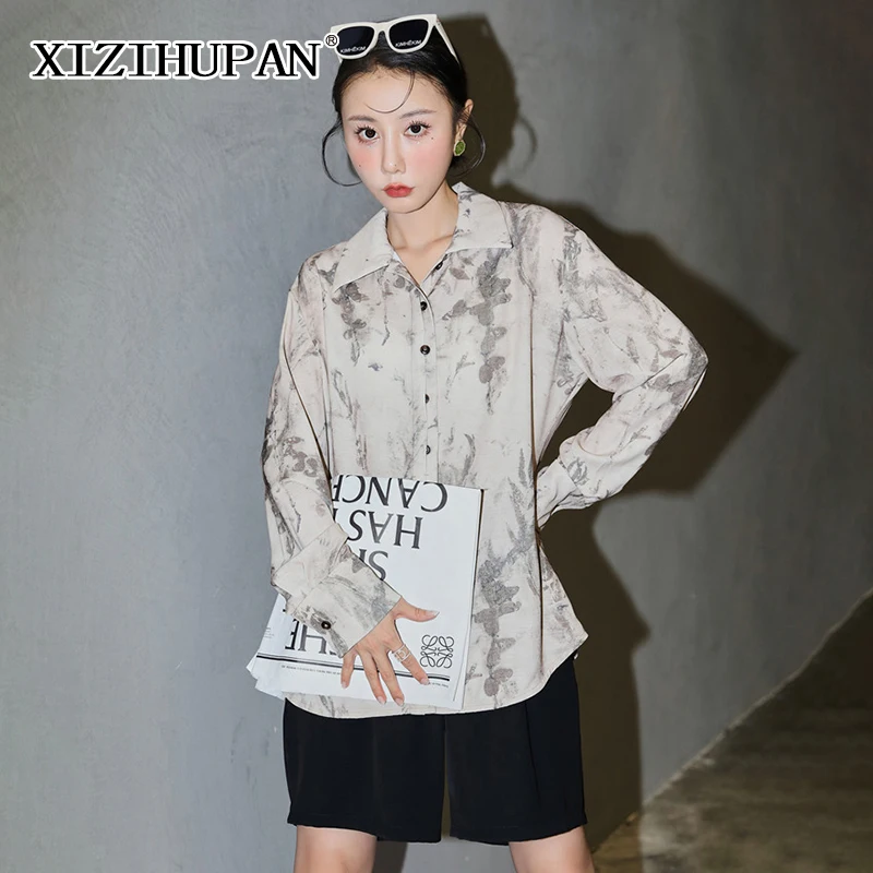 XIZIHUPAN Print Colorblock Casual Slim Shirt Female Lapel Long Sleeve Fashion Temperament Blouse For Women Autumn Style 2021 New
XIZIHUPAN Print Colorblock Casual Slim Shirt Female Lapel Long Sleeve Fashion Temperament Blouse For Women Autumn Style 2021 New