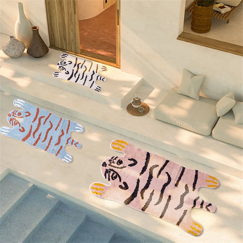 Милый тигровый коврик, пушистый мультяшный коврик для кровати с животными, боковой коврик, напольный Противоскользящий коврик для двери комнаты, украшение для детской комнаты
Милый тигровый коврик, пушистый мультяшный коврик для кровати с животными, боковой коврик, напольный Противоскользящий коврик для двери комнаты, украшение для детской комнаты