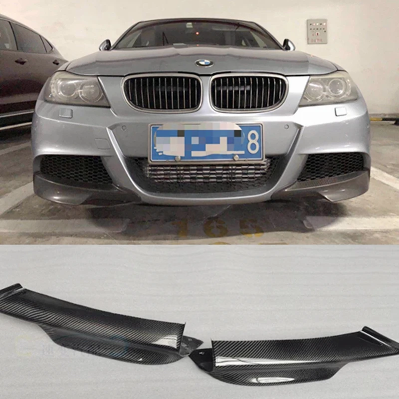 Разветвитель переднего бампера автомобиля из углеродного волокна для BMW E90/E91 3
