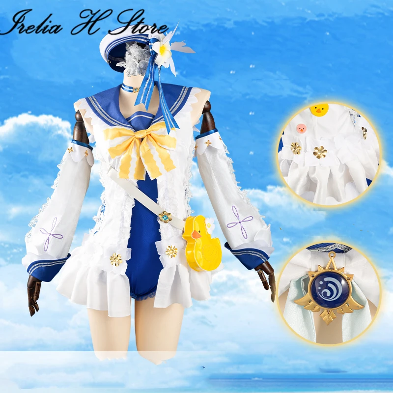 Irelia H Store Genshin Impact Barbara Swimsuit Cosplay Costume Barbara Shine Concerto Summer swimwear dress female
Irelia H Store Genshin Impact Barbara Swimsuit Cosplay Costume Barbara Shine Concerto Summer swimwear dress female