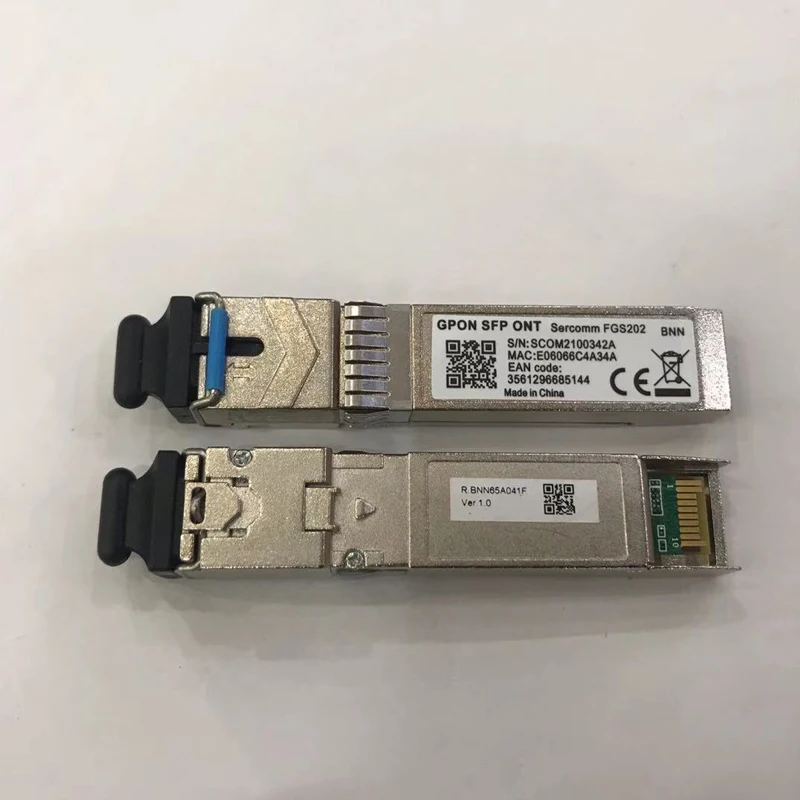 GPON SFP ONT Sercomm FGS202 SCOM2100342A 3561296685144 single mode single fiber
GPON SFP ONT Sercomm FGS202 SCOM2100342A 3561296685144 single mode single fiber