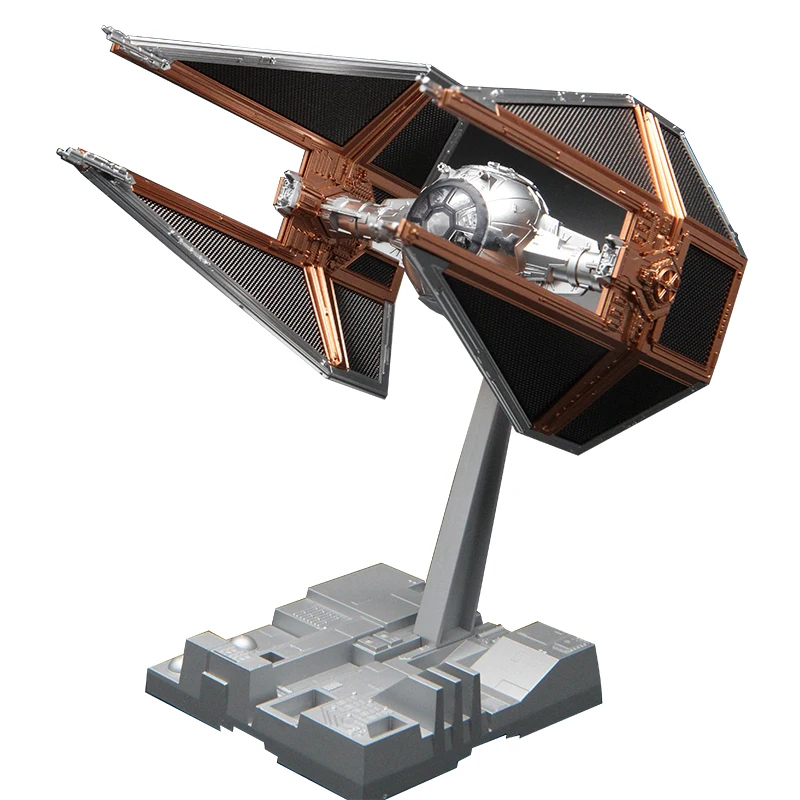 Bandai 12cm STAR WARS Metal Color 1/72 TIE Interceptor Fighter Assembled Action Figure Collection Model Decorative Toys
Bandai 12cm STAR WARS Metal Color 1/72 TIE Interceptor Fighter Assembled Action Figure Collection Model Decorative Toys
