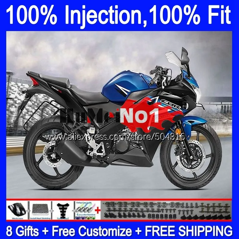 OEM Injection For HONDA CBR250R MC41 11 12 2013 2014 2015 127MC.4 CBR250 CBR 250R 250 R 2011 2012 13 14 15 Fairing Glossy Blue
OEM Injection For HONDA CBR250R MC41 11 12 2013 2014 2015 127MC.4 CBR250 CBR 250R 250 R 2011 2012 13 14 15 Fairing Glossy Blue