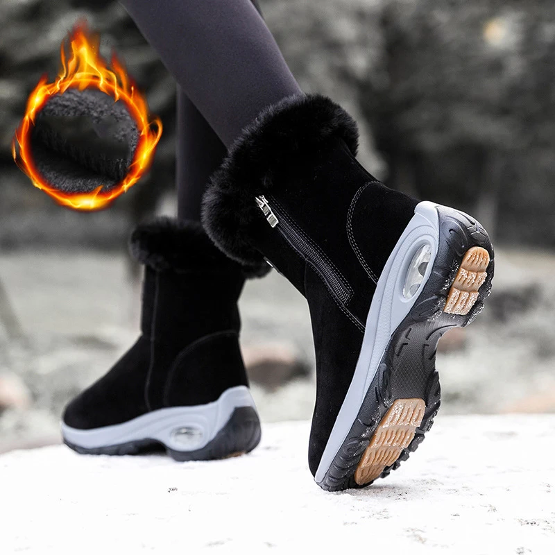 Fashion Solid Color Women Snow Boots Concise Warm Plush Side Zip Mid-Calf Boots Faux Fur Platform Winter Women Shoes Plus size 4
Fashion Solid Color Women Snow Boots Concise Warm Plush Side Zip Mid-Calf Boots Faux Fur Platform Winter Women Shoes Plus size 4