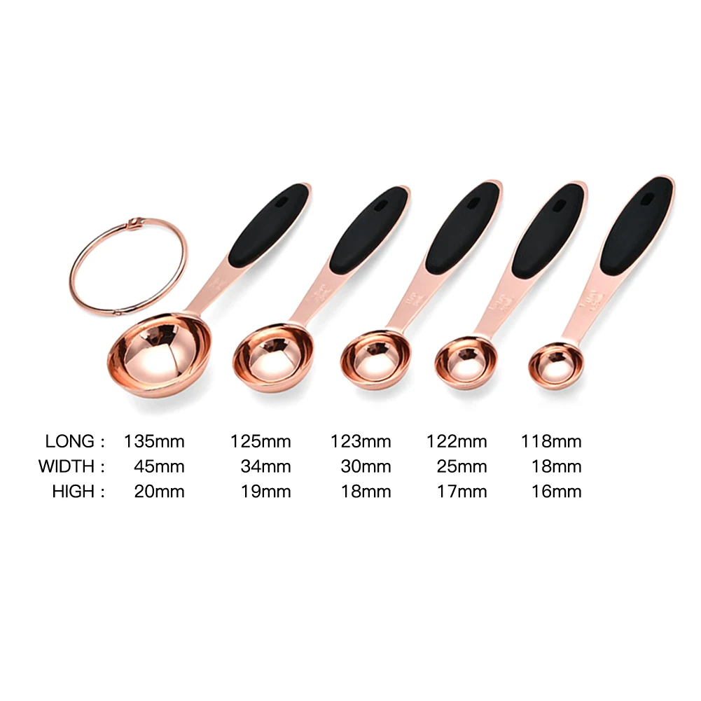 5 Heavy-duty Stainless Steel Integrated Measuring Spoon Set of Cooking and Baking Measuring Instruments DIY Set
5 Heavy-duty Stainless Steel Integrated Measuring Spoon Set of Cooking and Baking Measuring Instruments DIY Set