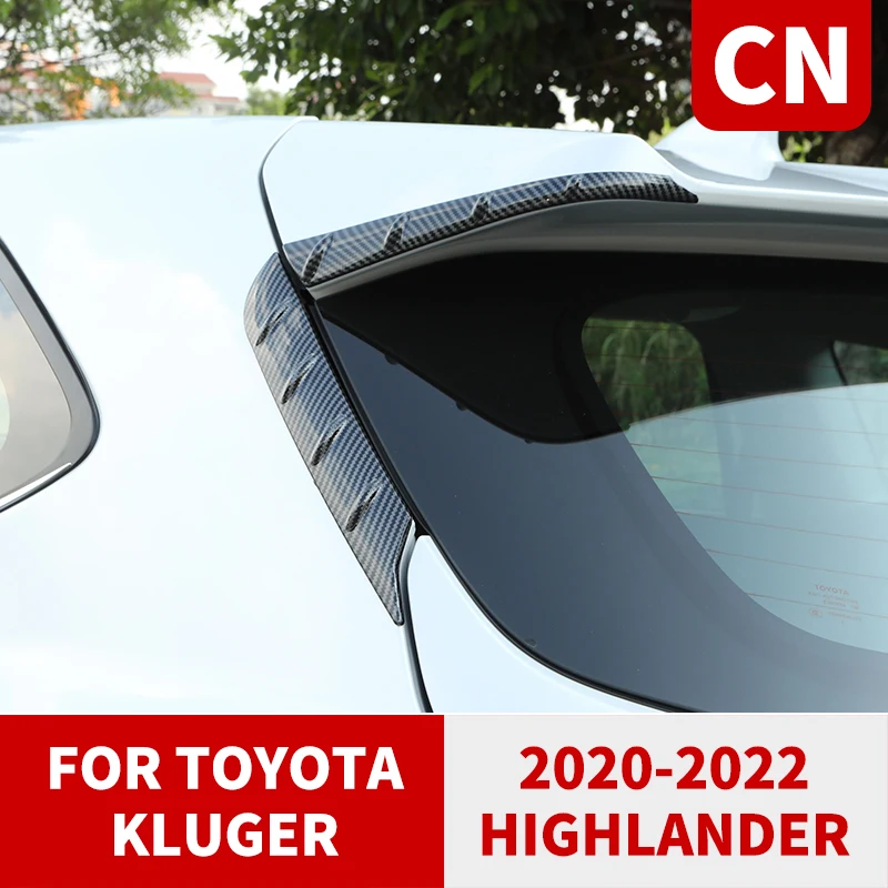 Rear Wing Decoration Stickers, Tail Door And Rear Window Cover For Toyota Highlander XU70 Refit 2020 2021 Car Accessories 
Rear Wing Decoration Stickers, Tail Door And Rear Window Cover For Toyota Highlander XU70 Refit 2020 2021 Car Accessories