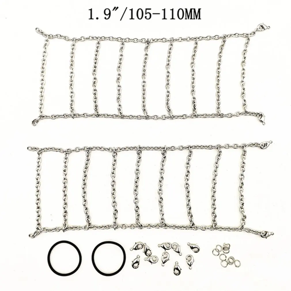 Car Model Accessories Snow Chains 115-120mm MK1040 Metal Tire Chains Suitable For 1/10 Rc Tracked Vehicles
Car Model Accessories Snow Chains 115-120mm MK1040 Metal Tire Chains Suitable For 1/10 Rc Tracked Vehicles