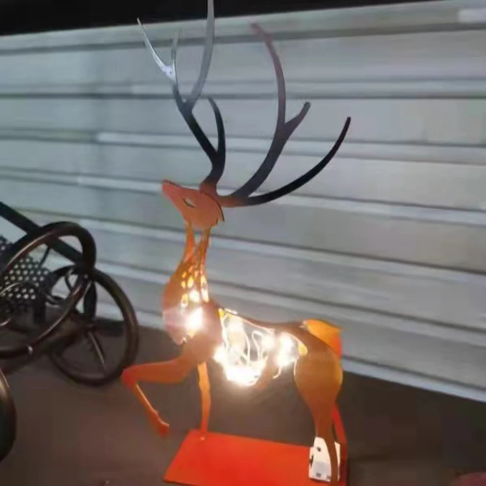 Elk Iron Sculpture Desktop Office Home Decoration Crafts Metal Animal Sculpture Table Ornament Iron Sculpture Gift Elk Sculpture
Elk Iron Sculpture Desktop Office Home Decoration Crafts Metal Animal Sculpture Table Ornament Iron Sculpture Gift Elk Sculpture