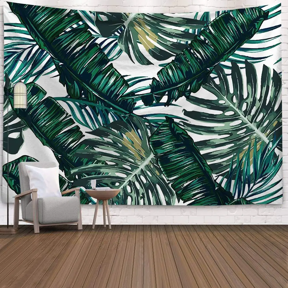 Tropical Plant Printed Tapestry Wall Decor Hanging Nordic Home Living Room Decor Bedroom Fabric Hanging Painting Home Decor
Tropical Plant Printed Tapestry Wall Decor Hanging Nordic Home Living Room Decor Bedroom Fabric Hanging Painting Home Decor