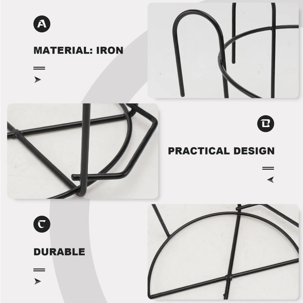 4PCS Wall Hanging Flowerpot Holder Chic Round Plant Pot Rack Bonsai Hanging Rack 
4PCS Wall Hanging Flowerpot Holder Chic Round Plant Pot Rack Bonsai Hanging Rack