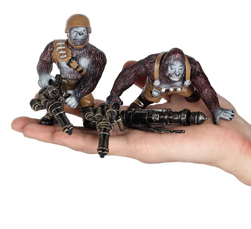 New Simulation Jungle Animal Chimpanzee Model Orangutan Warrior Orcs Solid Static Desktop Ornaments Figure Gift Children's Toys
New Simulation Jungle Animal Chimpanzee Model Orangutan Warrior Orcs Solid Static Desktop Ornaments Figure Gift Children's Toys