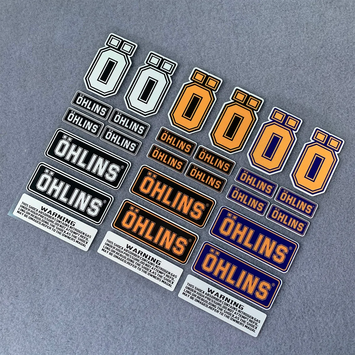 NO.L093 OHLINS Moto Sticker Accessory 3M Highly Reflective Suspension Modification decoration Motorcycle Waterproof Decal
NO.L093 OHLINS Moto Sticker Accessory 3M Highly Reflective Suspension Modification decoration Motorcycle Waterproof Decal
