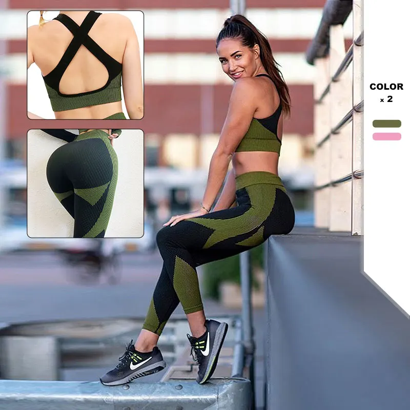 Yoga Set Fitness Sport Suit Leggings Woman Seamless Running Gym Short sleeve Crop Top High Waist Fitness Pants girl Yoga Suit
Yoga Set Fitness Sport Suit Leggings Woman Seamless Running Gym Short sleeve Crop Top High Waist Fitness Pants girl Yoga Suit