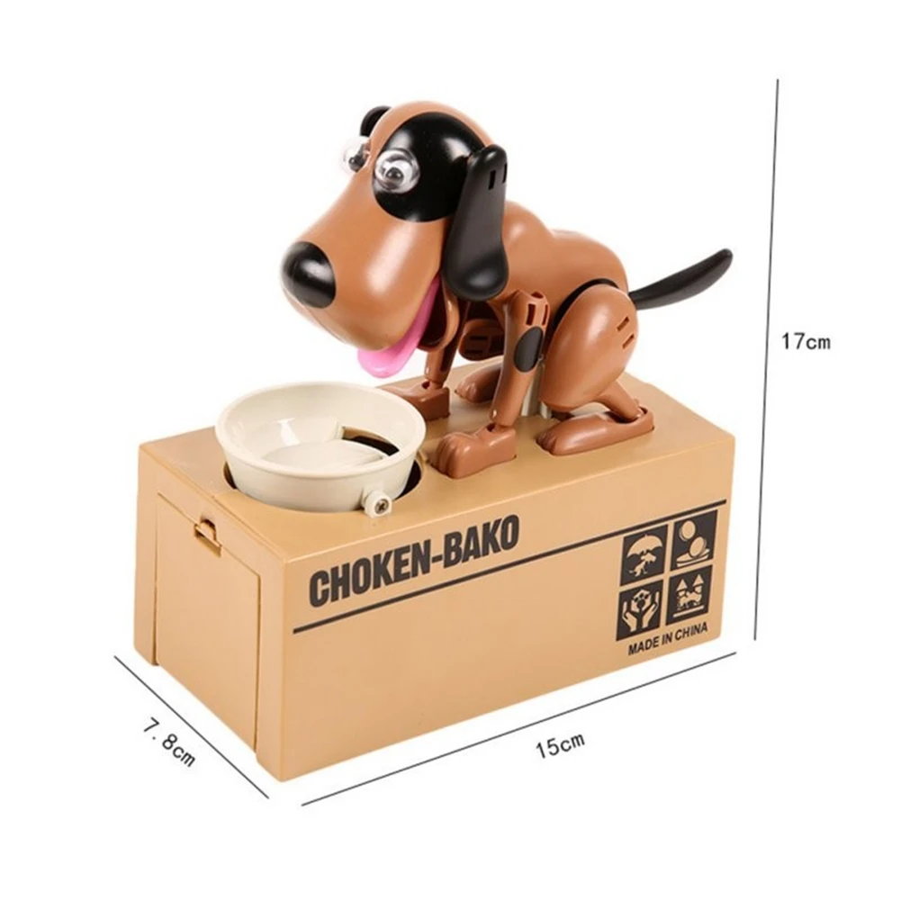 Super Cute Hungry Eating Dog Piggy Bank Fortune Dog Saving Pot Money Box Piece Robotic Dog Money Box Coin Money Saving Box
Super Cute Hungry Eating Dog Piggy Bank Fortune Dog Saving Pot Money Box Piece Robotic Dog Money Box Coin Money Saving Box