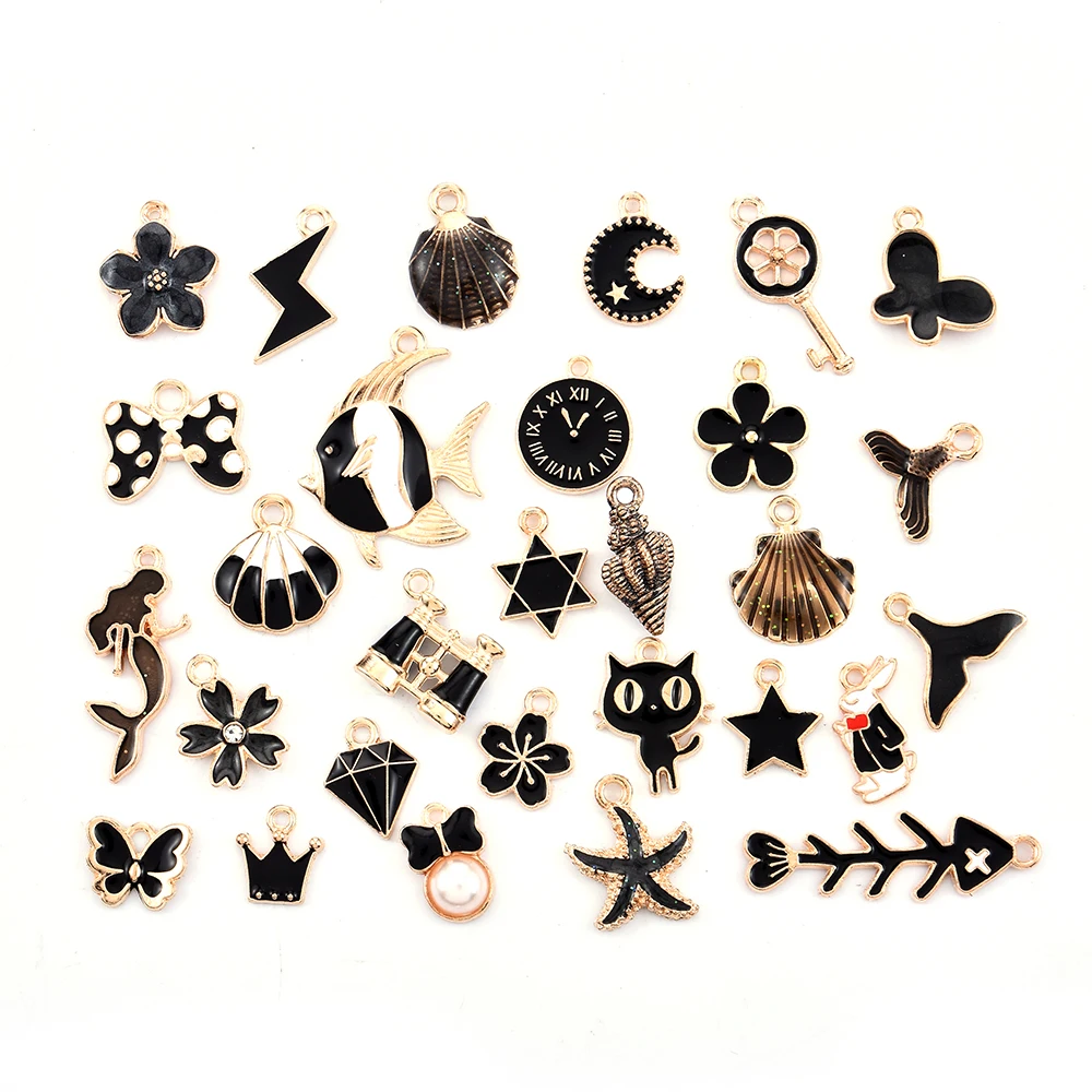 31pcs/bag Alloy Enamel Series Fashion Pendant Jewelry DIY Accessories Mixed Combination Random Cute Multiple Styles New
31pcs/bag Alloy Enamel Series Fashion Pendant Jewelry DIY Accessories Mixed Combination Random Cute Multiple Styles New