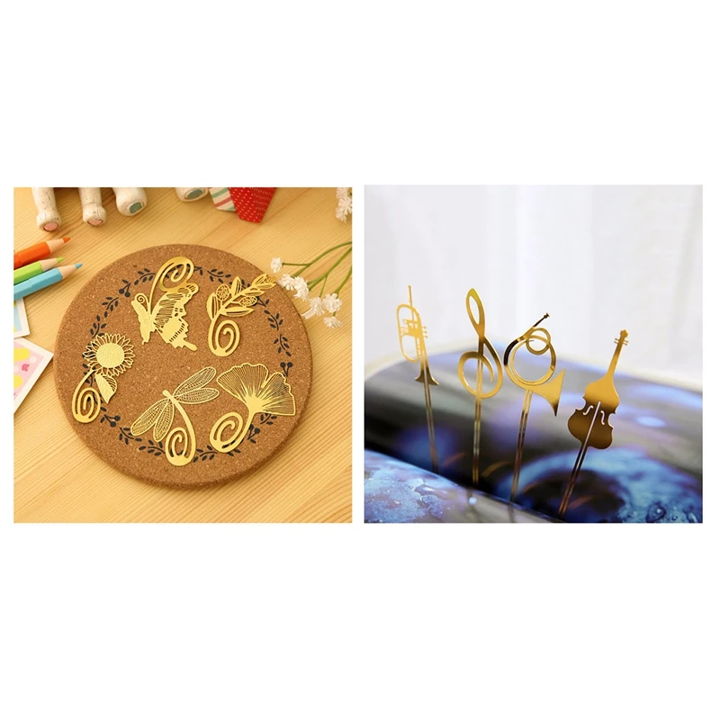 16 Pcs Metal Golden Bookmarks: 8 Pcs Cute Cartoon Art Bookmark & 8 Pcs Western Instrument Bookmark Vintage Music Bookmark
16 Pcs Metal Golden Bookmarks: 8 Pcs Cute Cartoon Art Bookmark & 8 Pcs Western Instrument Bookmark Vintage Music Bookmark
