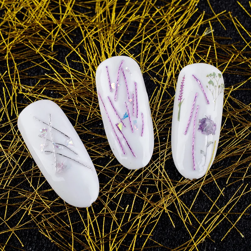 3box/bag New Nail Art Jewelry Gold and Silver Thread Nail Color Silk Thread Ultra-fine Decorative Lines DIY Nail Decoration
3box/bag New Nail Art Jewelry Gold and Silver Thread Nail Color Silk Thread Ultra-fine Decorative Lines DIY Nail Decoration