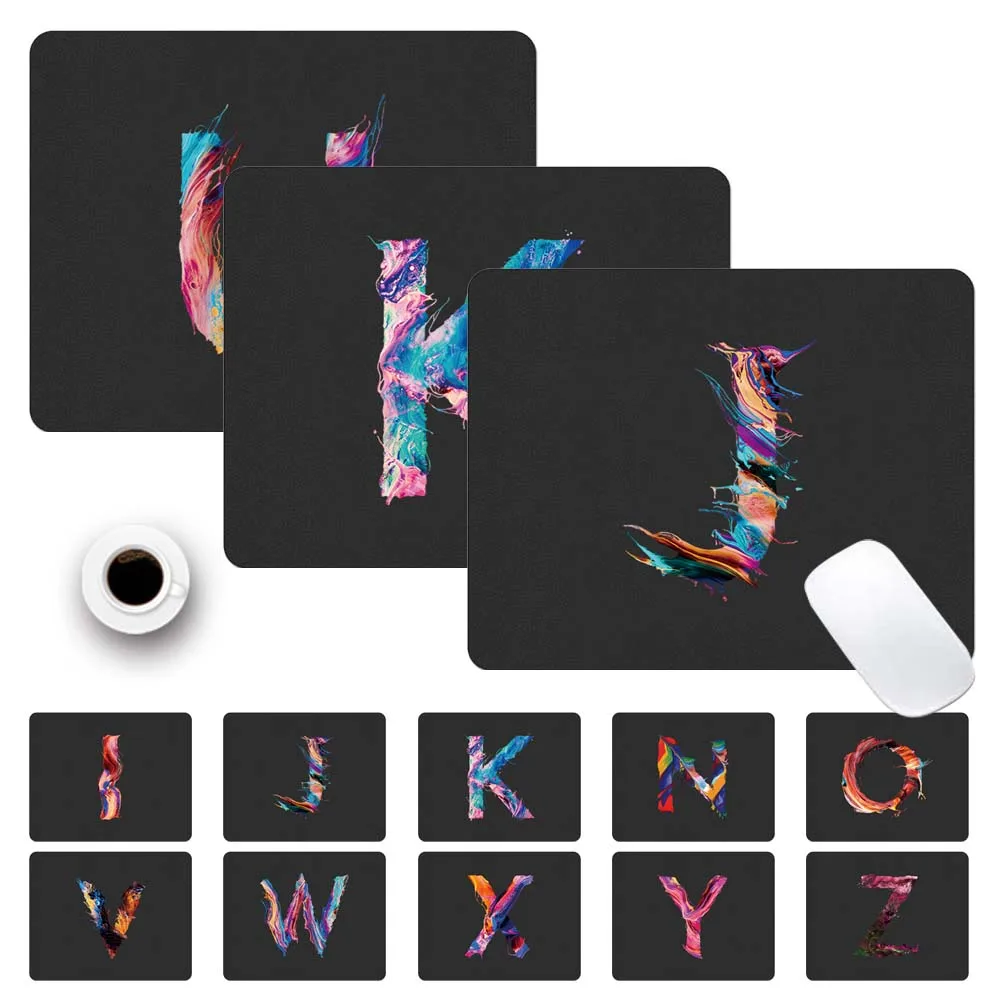 Gaming Office Computer Mouse Pad Desk Mat PU Leather Durable Mouse-pad Paint 26 letters Black Game Laptop Leyboard Mouse Mat
Gaming Office Computer Mouse Pad Desk Mat PU Leather Durable Mouse-pad Paint 26 letters Black Game Laptop Leyboard Mouse Mat