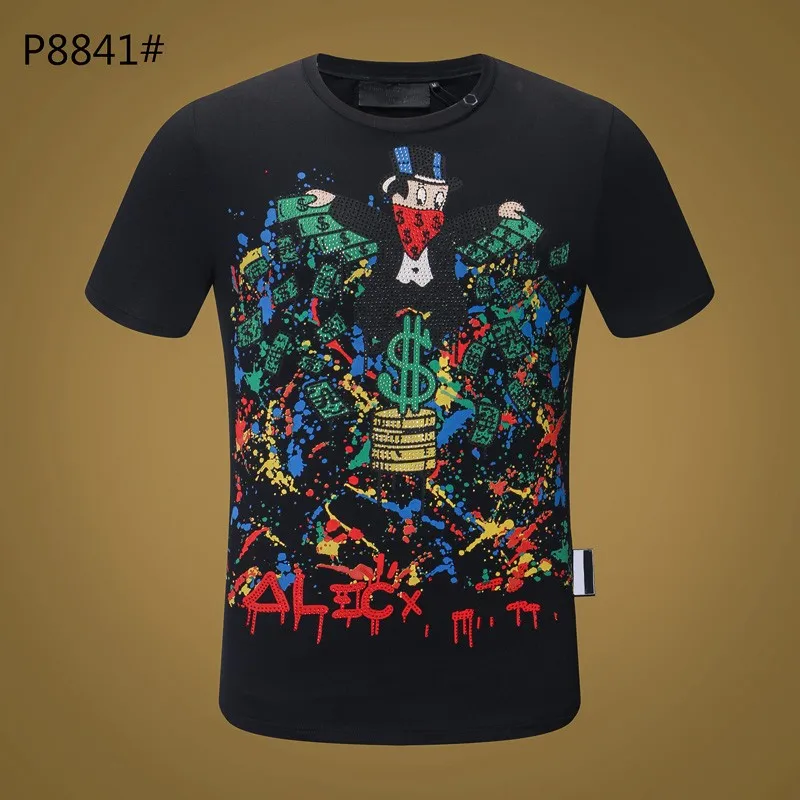 New Fashion Bear Tee shirt Men Short Sleeve Tops Plein T-shirt Pure Cotton Men's O-neck Top Street Gothic Style Manche courte
New Fashion Bear Tee shirt Men Short Sleeve Tops Plein T-shirt Pure Cotton Men's O-neck Top Street Gothic Style Manche courte