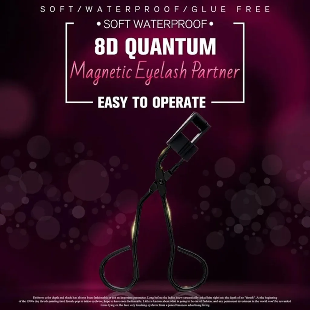 Makeup Eyelash Curler Beauty Tool Women Quantums Magnetic Eyelash Curler clip With False Eyelashes Set Cute Eyelash Curler #0526
Makeup Eyelash Curler Beauty Tool Women Quantums Magnetic Eyelash Curler clip With False Eyelashes Set Cute Eyelash Curler #0526