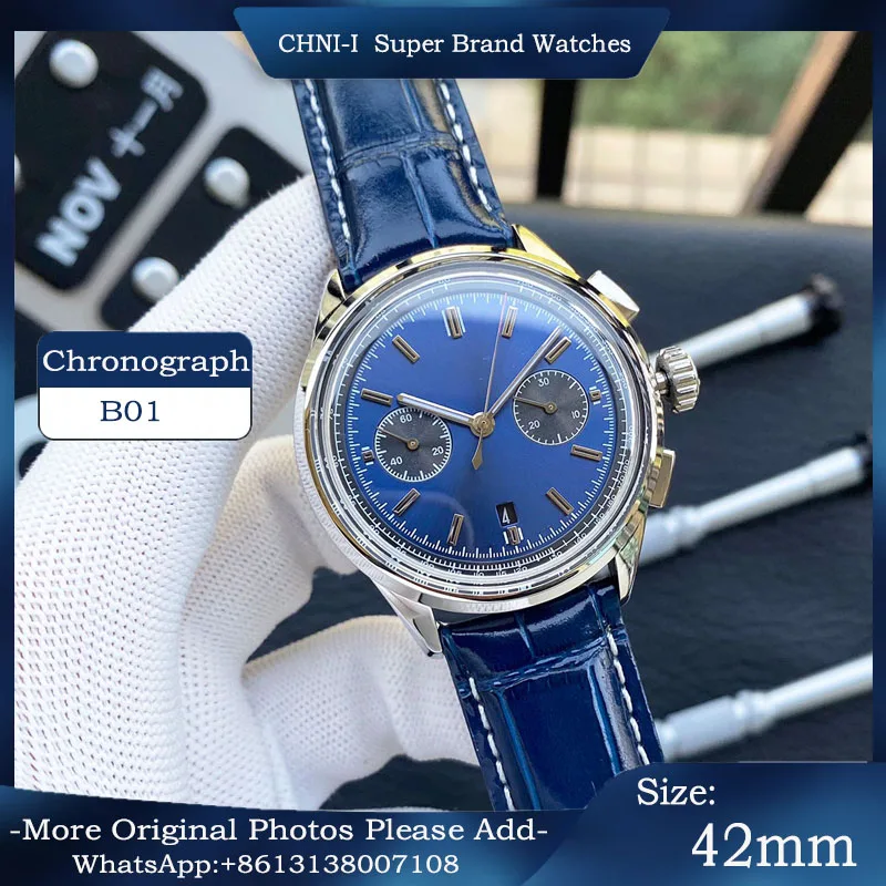 V2 Upgraded Version B01 Series Men's Automatic Mechanical Watch 7750 Caliber Chronograph 1:1 Top Luxury Men's Watch
V2 Upgraded Version B01 Series Men's Automatic Mechanical Watch 7750 Caliber Chronograph 1:1 Top Luxury Men's Watch