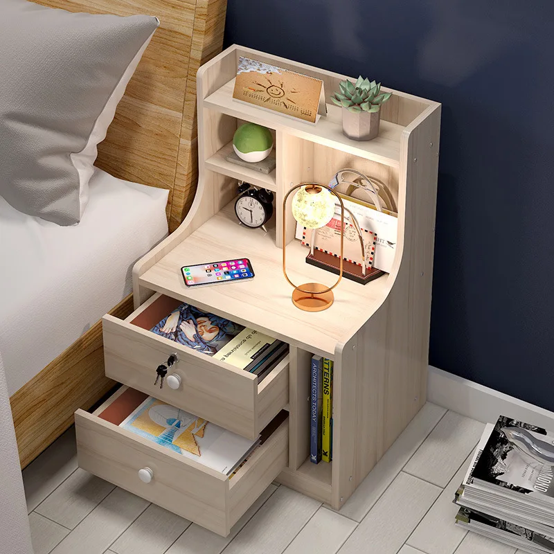 Simple Modern Bedside Table Simple Shelf Bedroom Bedside Imitation Solid Wood Storage Cabinet White Nightstand Bedroom Furniture
Simple Modern Bedside Table Simple Shelf Bedroom Bedside Imitation Solid Wood Storage Cabinet White Nightstand Bedroom Furniture