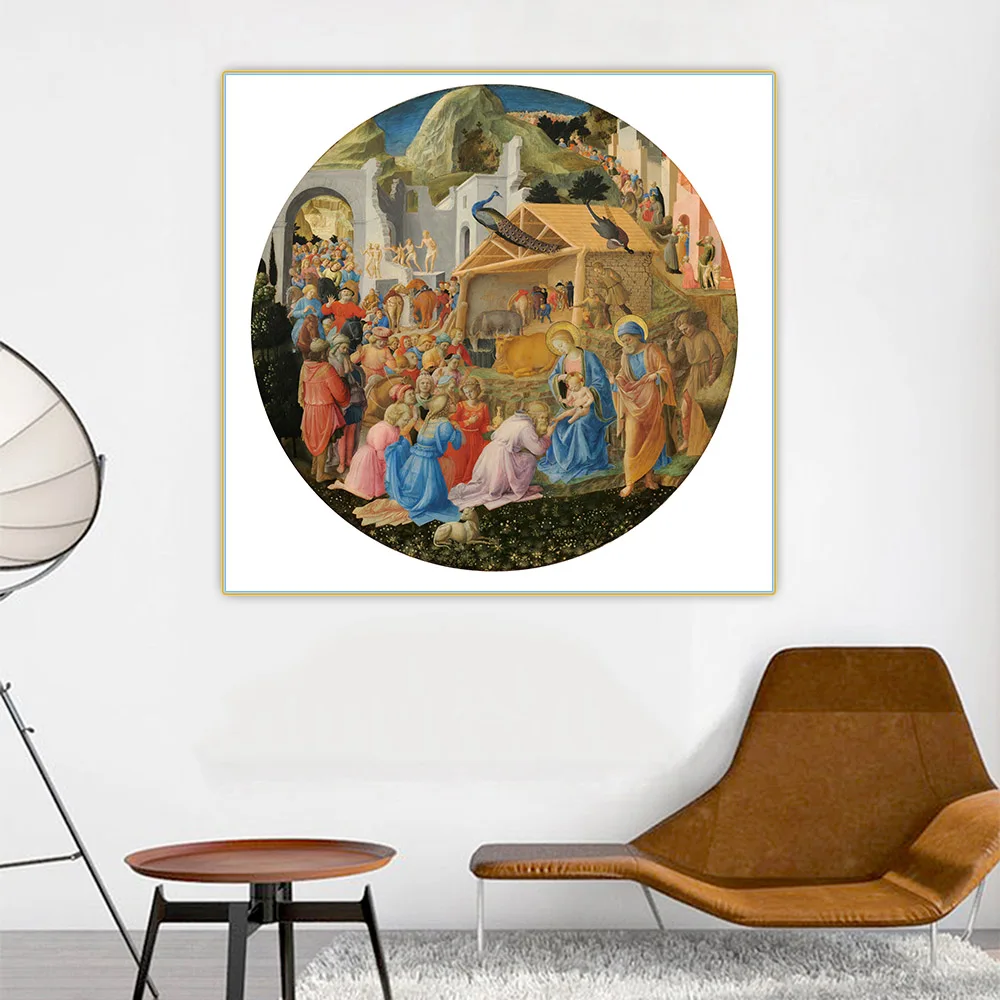 Citon Fra Angelico Fra Filippo Lippi《The Adoration of the Magi》Canvas Art Oil Painting Wall Background Decor Home Decoration
Citon Fra Angelico Fra Filippo Lippi《The Adoration of the Magi》Canvas Art Oil Painting Wall Background Decor Home Decoration