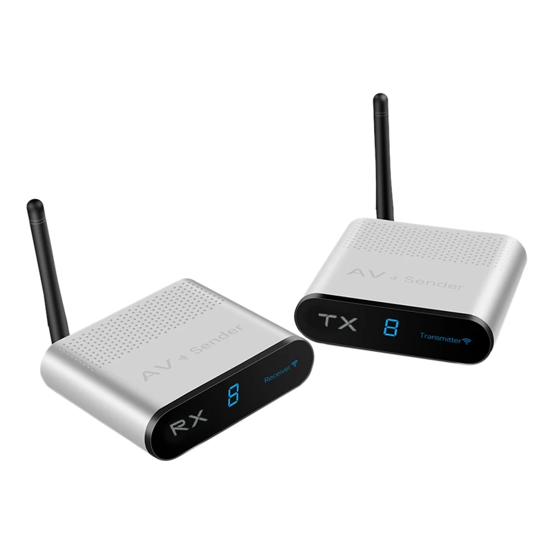 AV220 2.4G Wireless AV Transmitter Receiver o Video TV AV Signal Sender Receiver Through Wall 200M / 660FT EU Plug
AV220 2.4G Wireless AV Transmitter Receiver o Video TV AV Signal Sender Receiver Through Wall 200M / 660FT EU Plug
