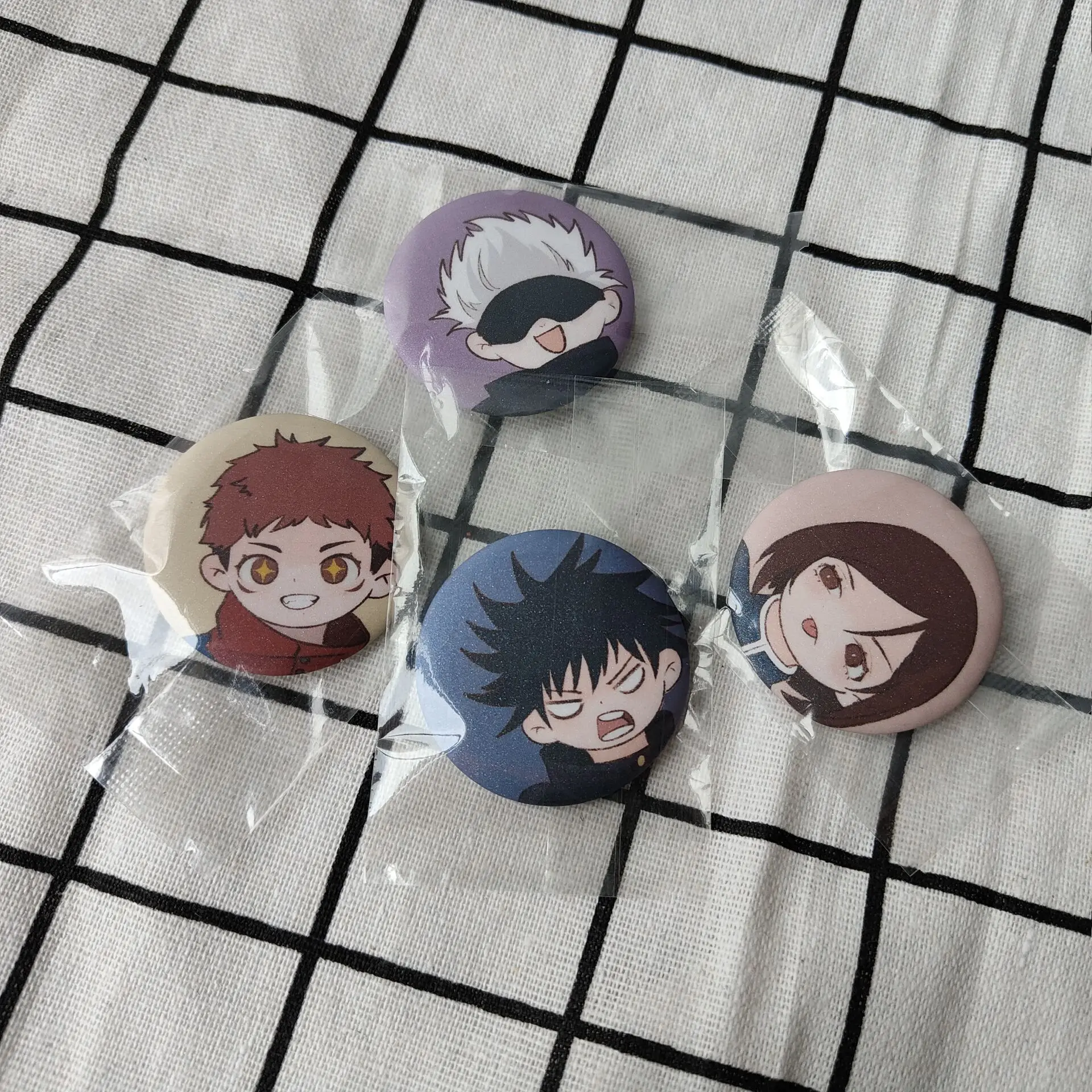 Full Sets Jujutsu Kaisen Fushiguro Megumi Itadori Yuji Badge Button Brooch Pins Cosplay Medal Collection Cartoon Badge Decor
Full Sets Jujutsu Kaisen Fushiguro Megumi Itadori Yuji Badge Button Brooch Pins Cosplay Medal Collection Cartoon Badge Decor