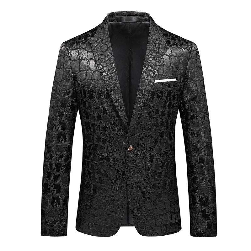 High Quality Black Pattern Lapel Suit Jacket Men Night Club Prom DJ Blazer Jacket Men Stage Clothes For Singers Plus Size 6XL
High Quality Black Pattern Lapel Suit Jacket Men Night Club Prom DJ Blazer Jacket Men Stage Clothes For Singers Plus Size 6XL