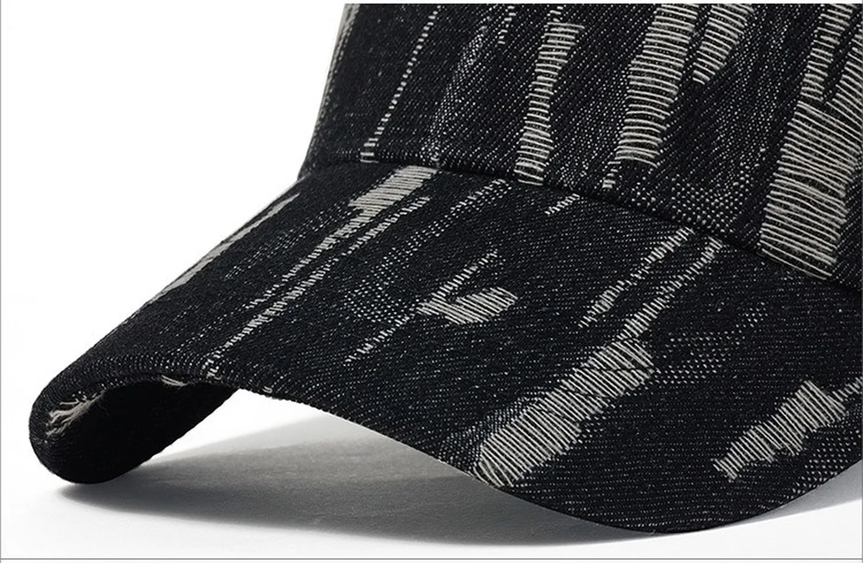 New style denim black hole trend fashion baseball cap all-match casual cap hip-hop hat men visor sun hat womens snapback
New style denim black hole trend fashion baseball cap all-match casual cap hip-hop hat men visor sun hat womens snapback