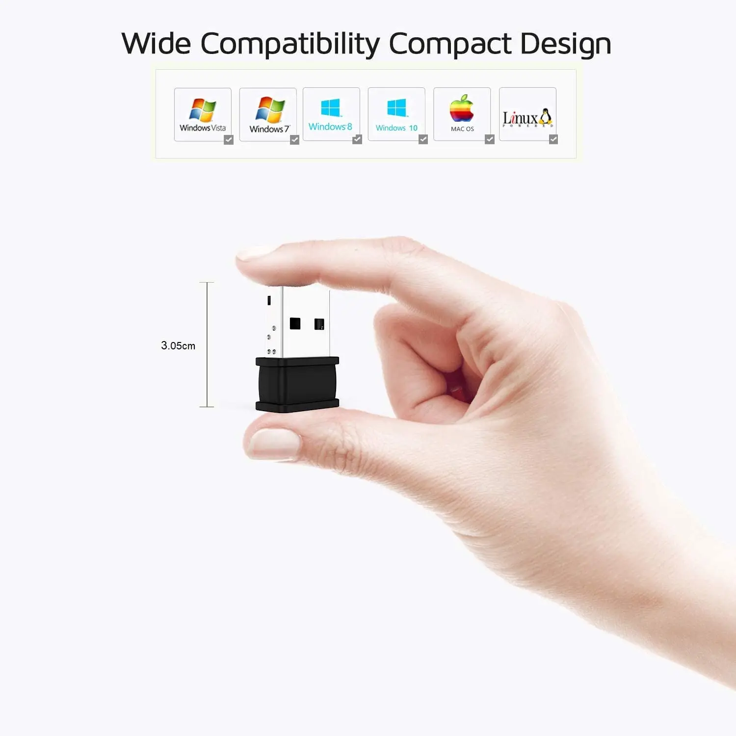Беспроводной Wi-Fi-адаптер Tenda N150 USB-адаптер для ПК настольного ноутбука с