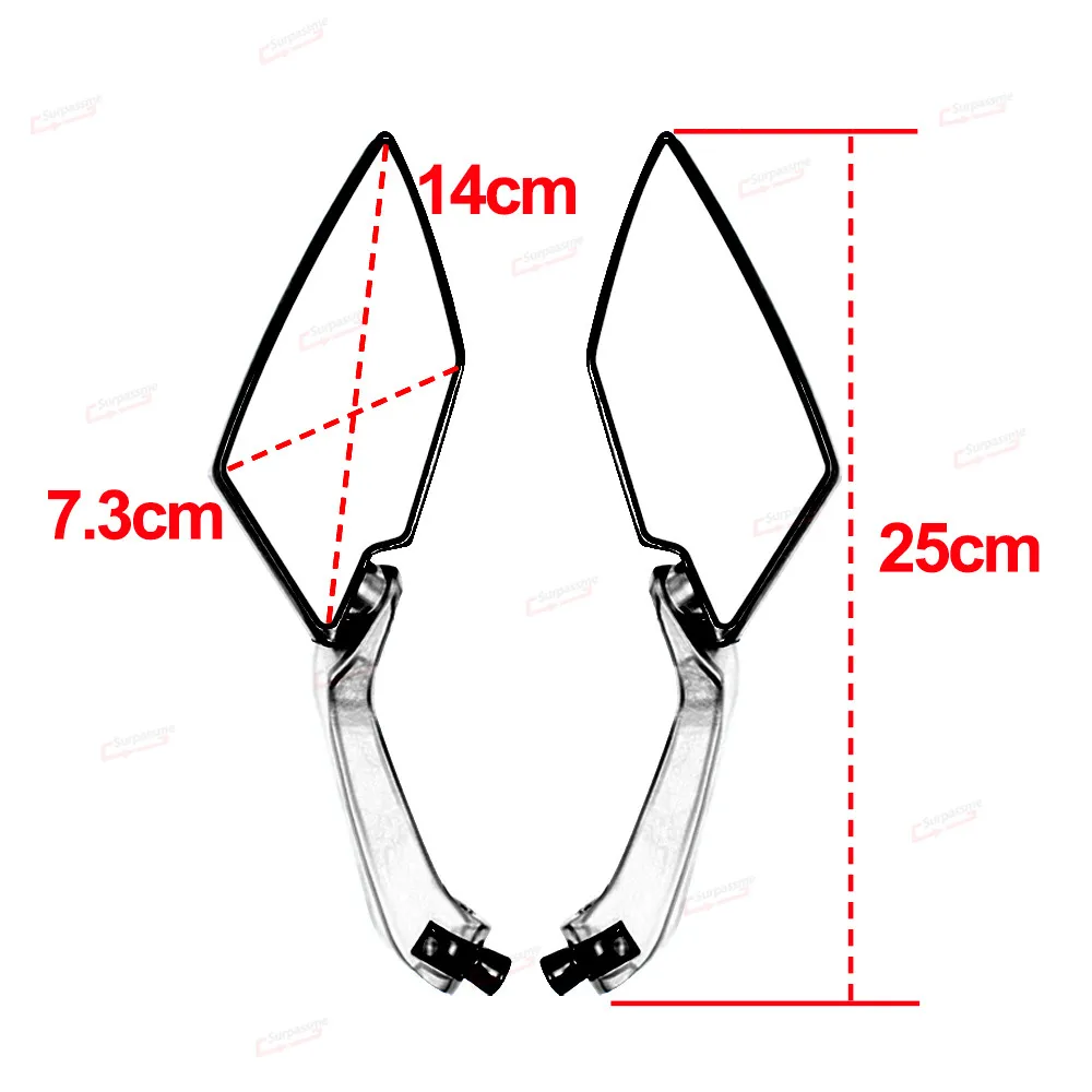 Universal Motorcycle Rearview Mirror E-bike Scooter Aluminum Side Mirrors E-Bike Rear View Mirrors Carbon Fiber 8mm 10mm Screws
Universal Motorcycle Rearview Mirror E-bike Scooter Aluminum Side Mirrors E-Bike Rear View Mirrors Carbon Fiber 8mm 10mm Screws