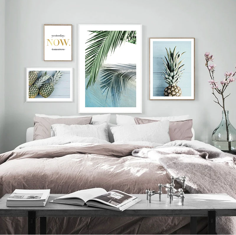Wall Art Canvas Painting Tropical Picture poster and print Scandinavian Pineapple Palm Tree Scenery Modern Room Decoration
Wall Art Canvas Painting Tropical Picture poster and print Scandinavian Pineapple Palm Tree Scenery Modern Room Decoration