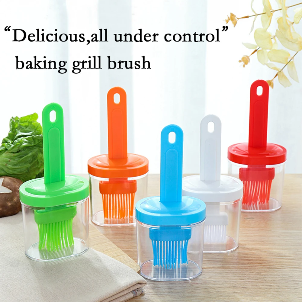 Color Silicone Oil Bottle Brush High Temperature Resistant Integrated With Cover With Bottle Of Barbecue Oil Brush Kitchen Tool
Color Silicone Oil Bottle Brush High Temperature Resistant Integrated With Cover With Bottle Of Barbecue Oil Brush Kitchen Tool