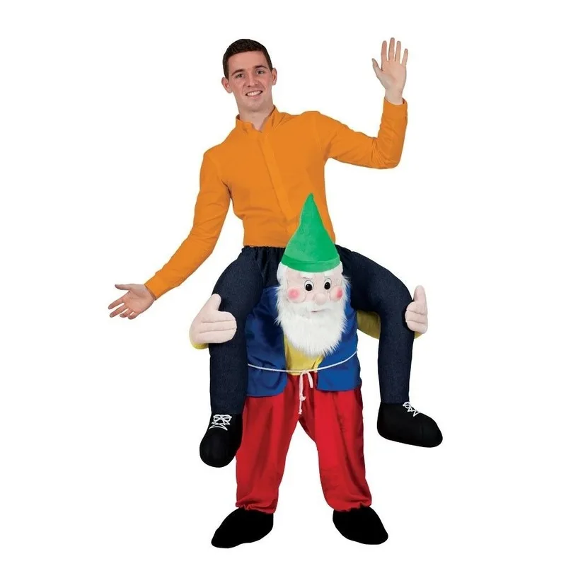 Carry Me Piggy Back Gnome Funny Adult Mascot Fancy Dress Up Party Dwarf Outfit Carnival Halloween Xmas Easter Ad Clothes Bottoms
Carry Me Piggy Back Gnome Funny Adult Mascot Fancy Dress Up Party Dwarf Outfit Carnival Halloween Xmas Easter Ad Clothes Bottoms
