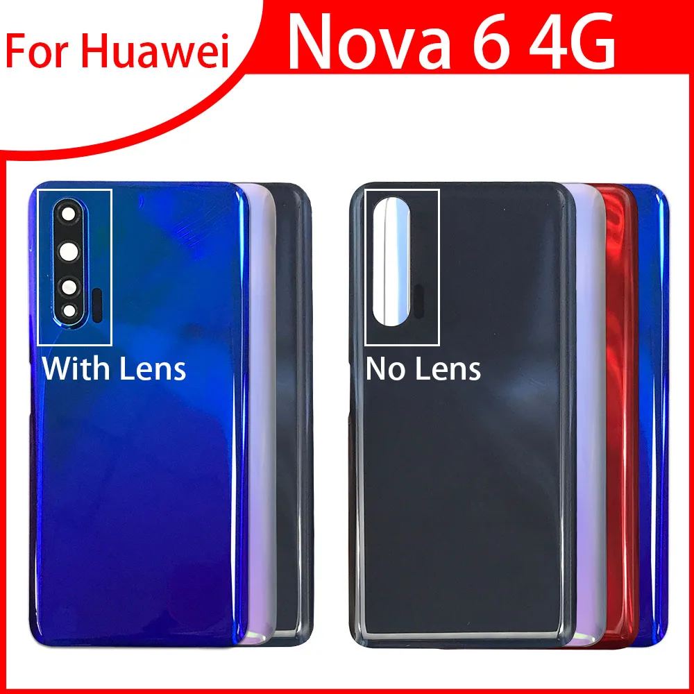 Replacement Battery Back Rear Cover Case For Huawei Nova 6 Nova6 4G With Camera Lens Replacement Parts 
Replacement Battery Back Rear Cover Case For Huawei Nova 6 Nova6 4G With Camera Lens Replacement Parts