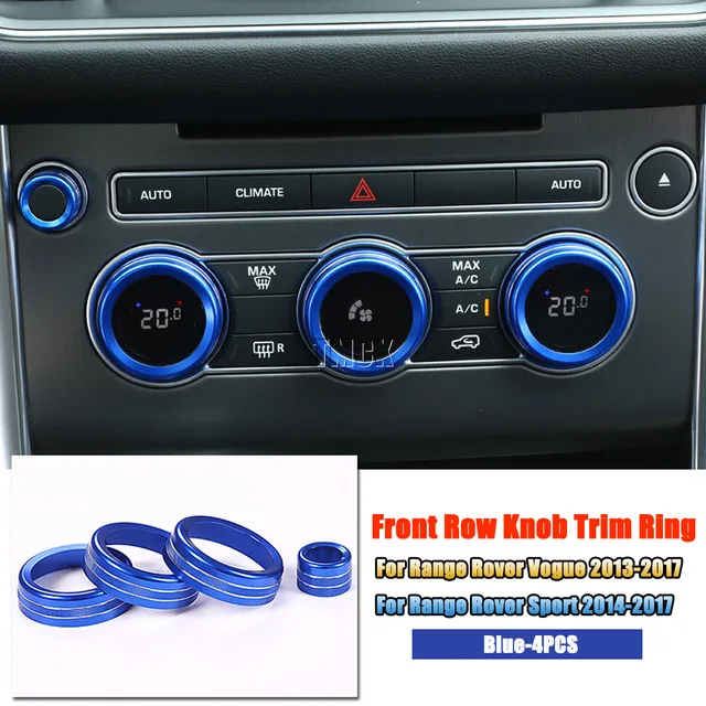 For Land Rover Range Rover Sport L494 Vogue L405 2013-17 aluminum alloy central air conditioning knob sound ring decorative ring
For Land Rover Range Rover Sport L494 Vogue L405 2013-17 aluminum alloy central air conditioning knob sound ring decorative ring
