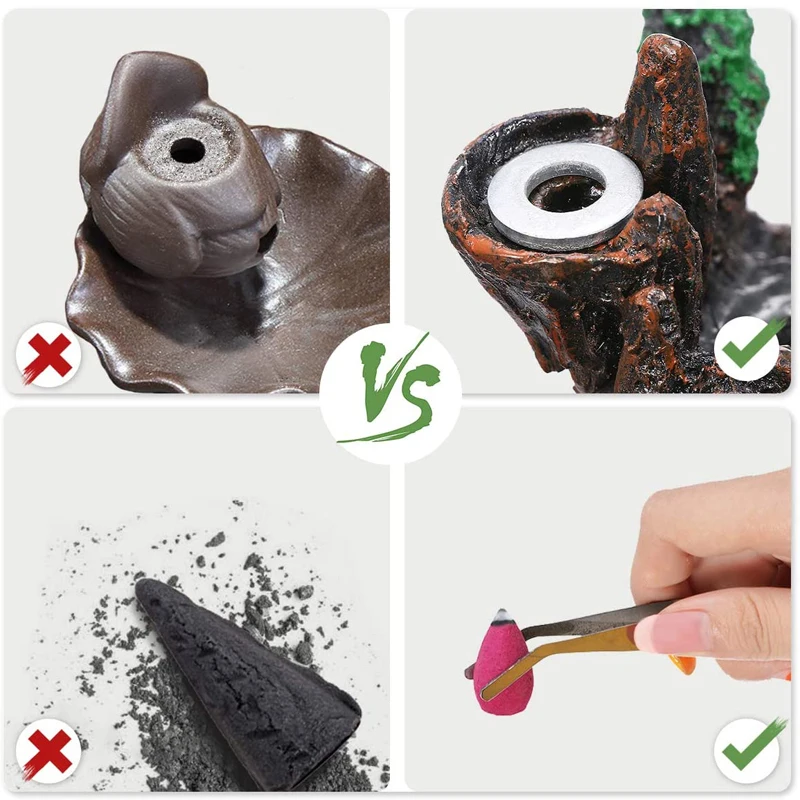 3 Styles Tower Incense Ceramic Burner Fragrance Holder Backflow Censer Creative Aromatherapy Smoke Reflux Incense Stick Incense
3 Styles Tower Incense Ceramic Burner Fragrance Holder Backflow Censer Creative Aromatherapy Smoke Reflux Incense Stick Incense