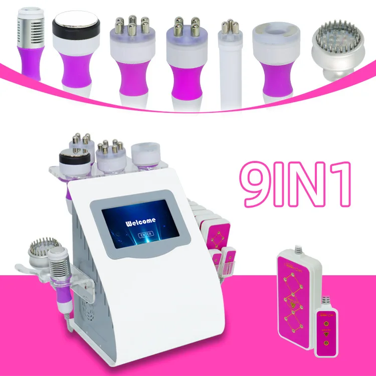 Free Shipping New 9In1 Multifunction 40K Cavitation Machine RF Body Slimming Tool Face Skin Care Fat Removal Lipo Laser Machine
Free Shipping New 9In1 Multifunction 40K Cavitation Machine RF Body Slimming Tool Face Skin Care Fat Removal Lipo Laser Machine