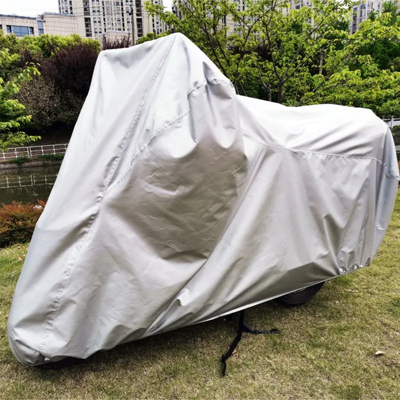 S-XL Silver Breathable Motorcycle Cover Weatherproof UV Rain Dustproof Outdoor Universal Motor Motorbike Dustproof Covers
S-XL Silver Breathable Motorcycle Cover Weatherproof UV Rain Dustproof Outdoor Universal Motor Motorbike Dustproof Covers