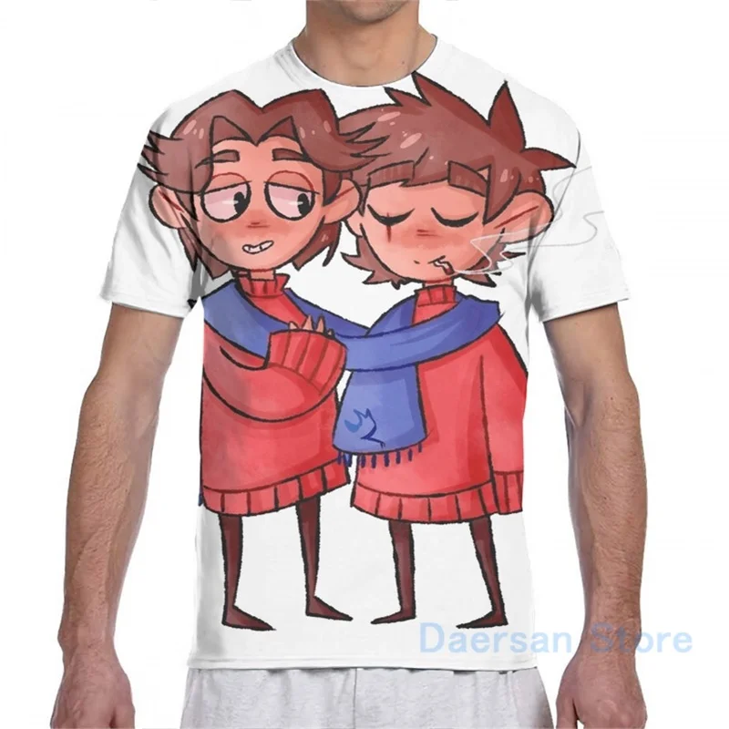Eddsworld - Paultryk Hugs Мужская футболка для женщин с принтом модная девочек топы