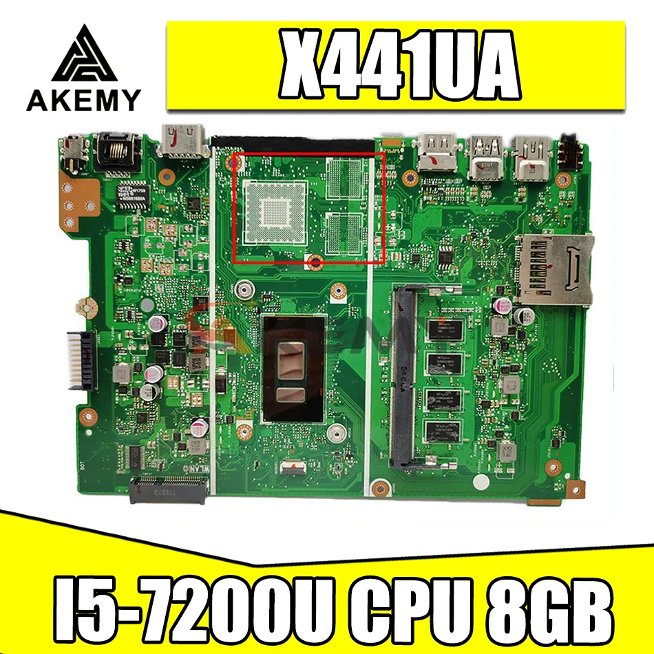 Материнская плата X441UA I5-7200U CPU 8GB RAM для ASUS X441UA X441UV X441UB X441UQ X441U A441U F441U, материнская плата для ноутбука протестирована полностью
Материнская плата X441UA I5-7200U CPU 8GB RAM для ASUS X441UA X441UV X441UB X441UQ X441U A441U F441U, материнская плата для ноутбука протестирована полностью